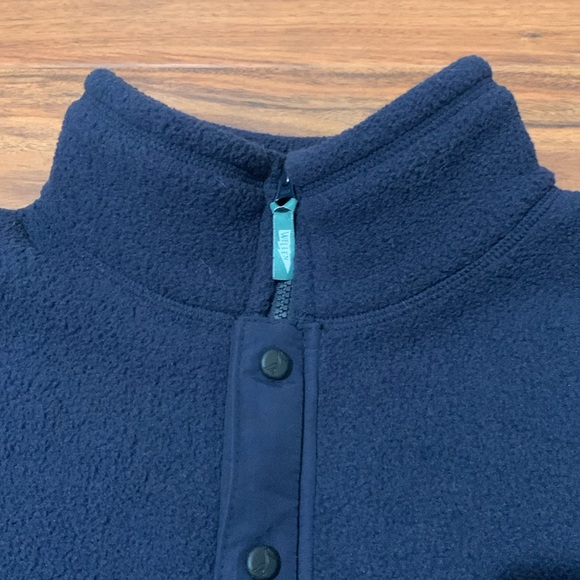 Wellen Dawn Patrol 1/2 Zip Pullover Jacket, Navy - MENS SIZE LARGE - Picture 7 of 7